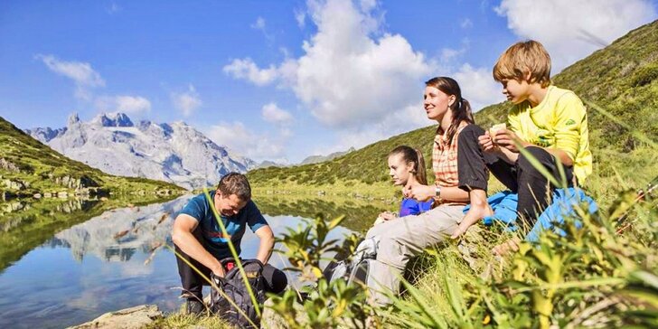 Prázdniny s polopenzí na horách: Rakousko pro 2 s možností programu