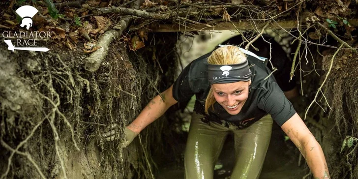 Gladiator Race – extrémní běžecký závod na motokrosové trati v Holicích