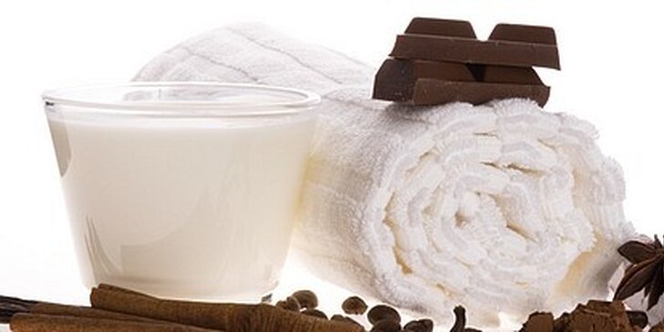 90 minut relaxační čokoládové masáže celého těla – bílá čokoláda