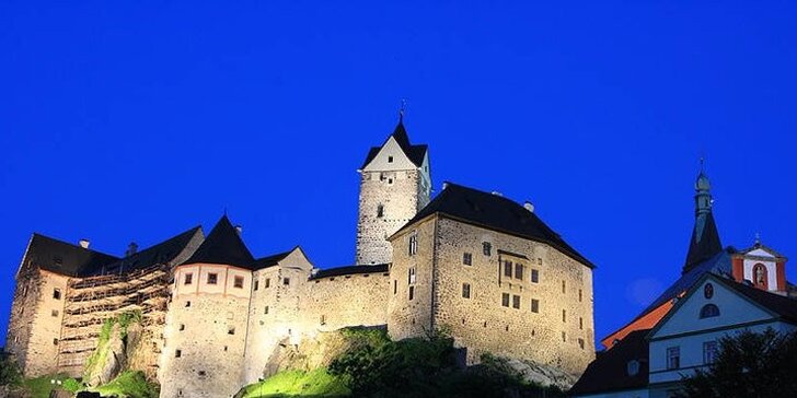 Dovolená s polopenzí pro dva: na dosah hrad Loket i Karlovy Vary