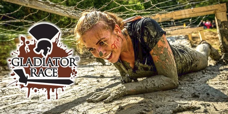 Gladiator Race – extrémní běžecký závod na motokrosové trati v Holicích