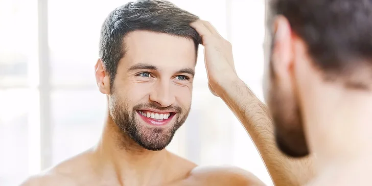 Pánské relaxační ošetření pleti s mořským peelingem, maskou a masáží
