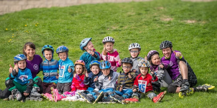 Kurz inline bruslení pro děti i dospělé v Praze a Plzni