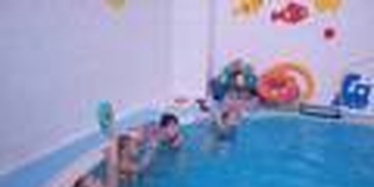 Lekce plavání pro rodiče s dětmi od 6 měsíců do 4 let