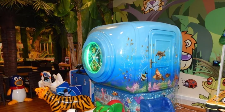 Dovádění ve Funparku Žirafa Kladno: vstupy pro 2 děti za cenu jednoho