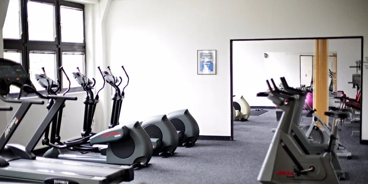 Jeden vstup nebo permanentka do posilovny City Gym v centru Brna