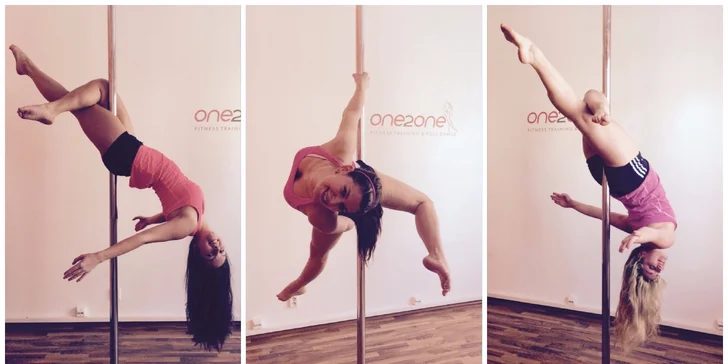 Jeden nebo tři vstupy na lekce Pole dance ve studiu ONE2ONE