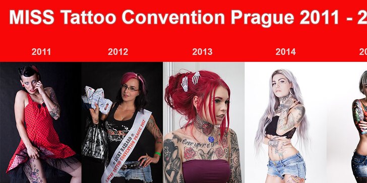 Vstupenky na mezinárodní festival tetování Tattoo Convention 2016