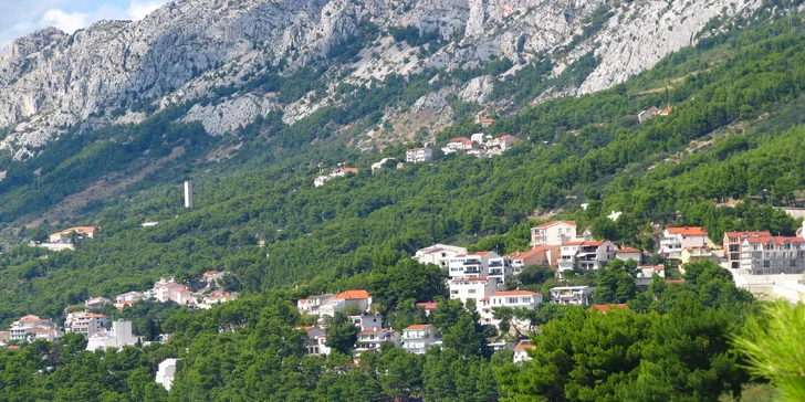 Letní dovolená v apartmánovém domě v letovisku Baška Voda v Chorvatsku
