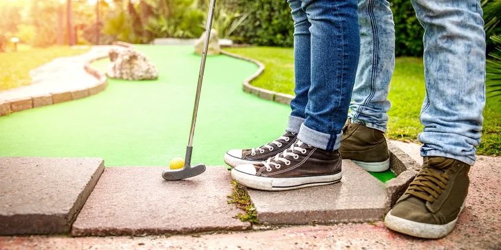 60minutová hra Adventure golfu pro dva v Jihlavě