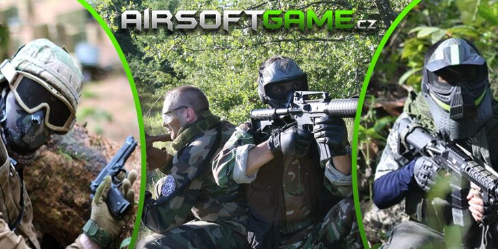 Airsoftová střílečka až pro 10 hráčů vč. zapůjčení zbraně a munice