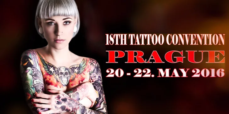 Vstupenky na mezinárodní festival tetování Tattoo Convention 2016