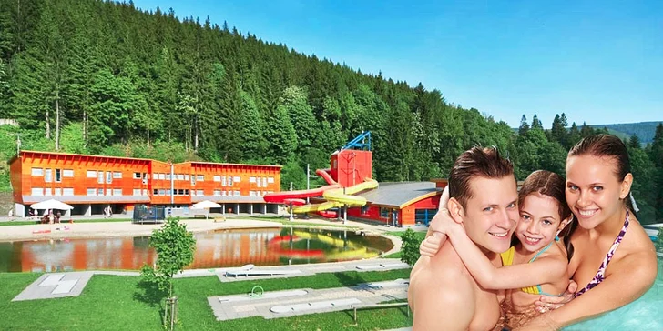 Neomezené vodní radovánky, wellness s polopenze v Aquaparku Špindlerův Mlýn