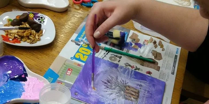 Kurzy decoupage a keramiky s možností dětského hlídání a tvoření