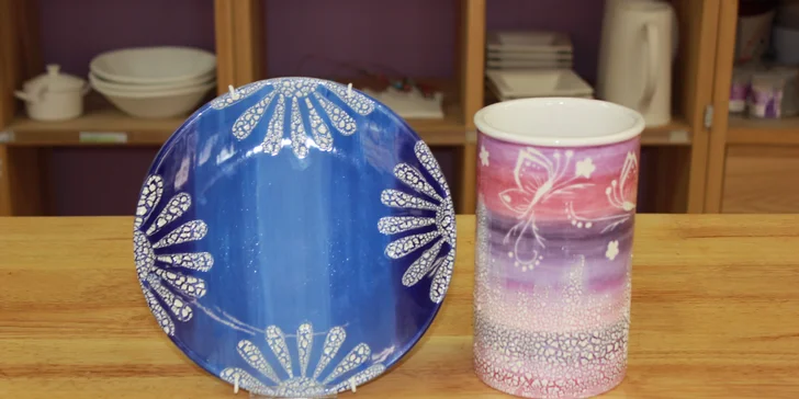 Kurzy decoupage a keramiky s možností dětského hlídání a tvoření