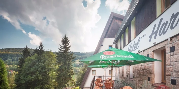 Podzimní nebo jarní dovolená s wellness v Harrachově s ubytováním ve 4* hotelu