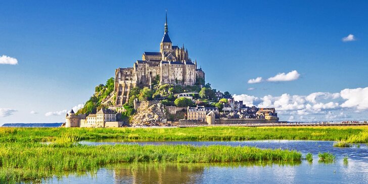 Paříž a osmý div světa Mont Saint Michel: 2x ubytování a snídaně