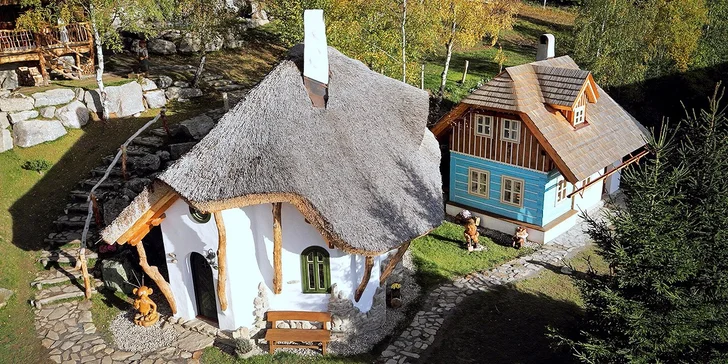 Last minute pohádková noc v pohádkové vesničce Podlesíčko pro celou rodinu