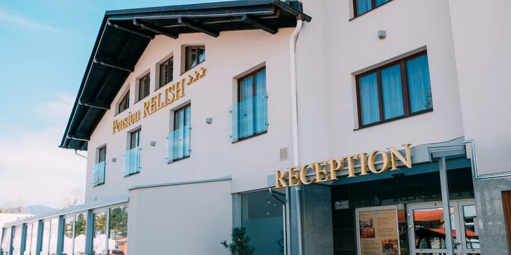 Exkluzívna dovolenka v penzióne uprostred Rajeckých Teplíc: raňajky alebo polpenzia, možnosť pivného kúpeľa