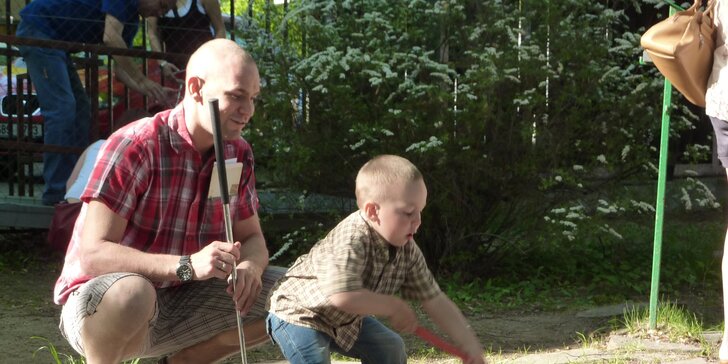 Minigolf v centru Brna – vstup pro dítě, dospělého nebo rodinu