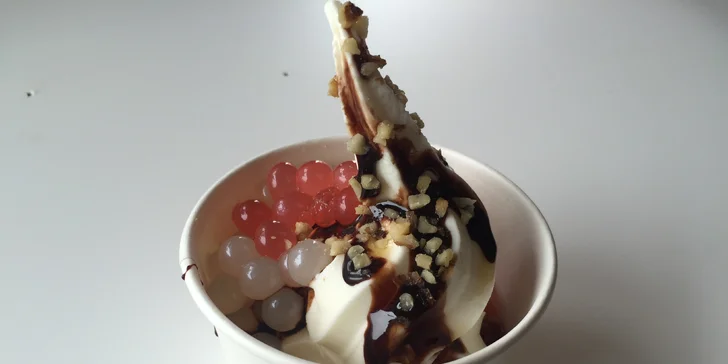 Parádní letní osvěžení: XL zmrzlina nebo Bubble Tea s kuličkami a želé