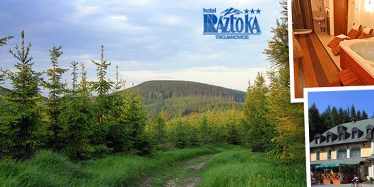 Třídenní wellness pobyt pro dva v Beskydech