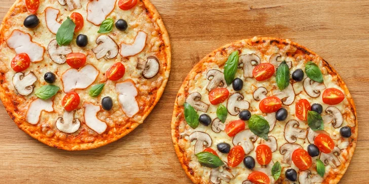 1 + 1 = 2 výtečné pizzy v romantické sušické pizzerii