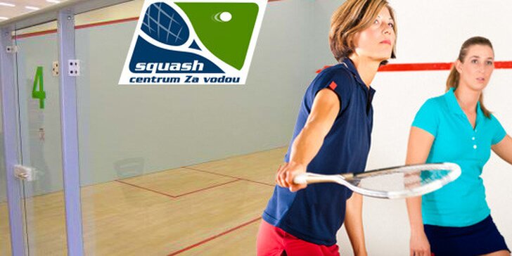 Klimatizovaný squashový kurt pro dva hráče