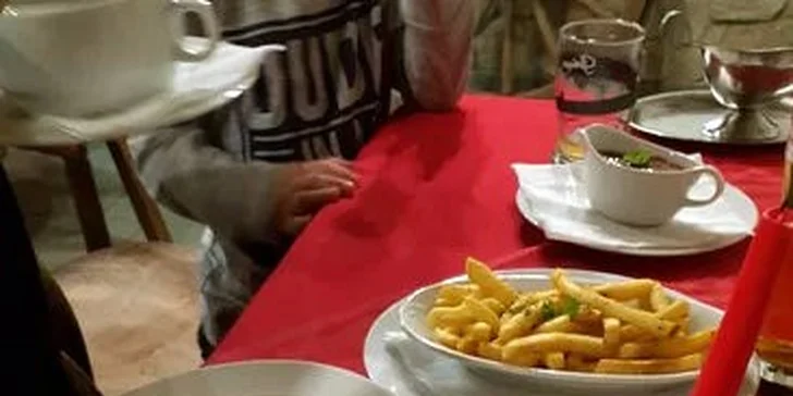 Steaky z krkovičky pro dvě osoby, flambované přímo před vámi