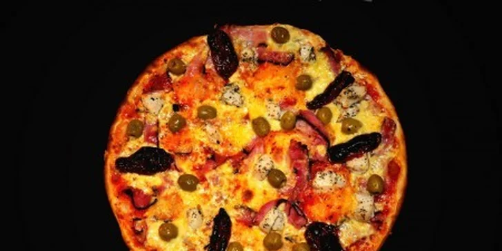 Hodování v italském stylu – dvě pizzy dle výběru z 28 druhů