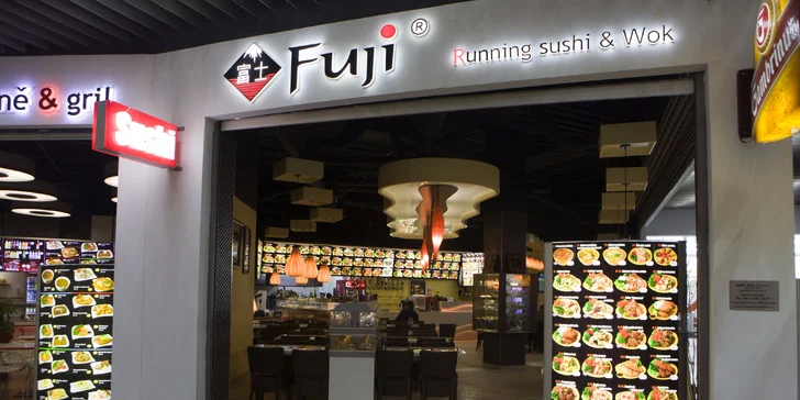 3 hodiny neomezeného hodování – running sushi a grilování na stole