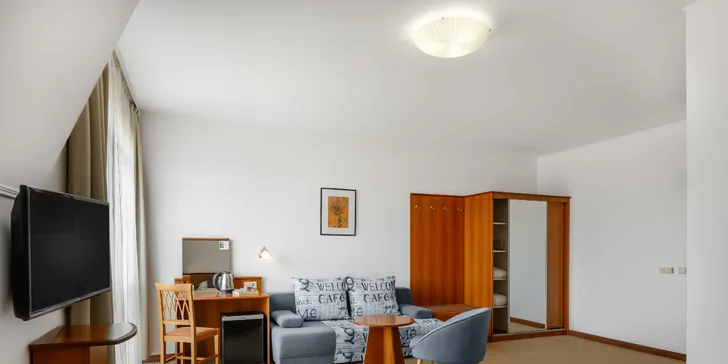 Komfort počas horúcich dní zabezpečí klimatizácia.


