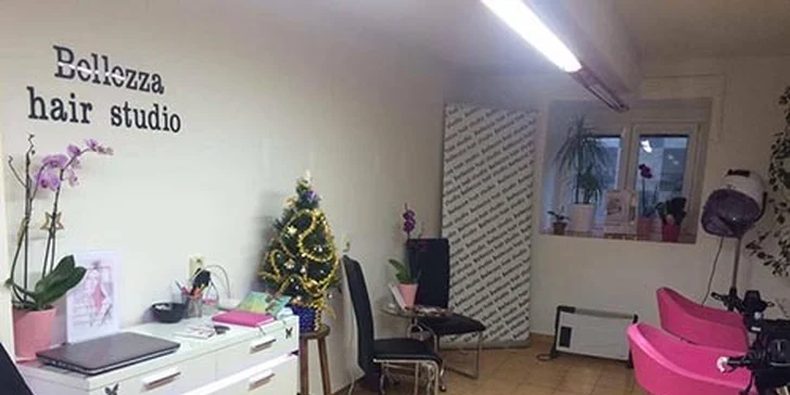 Moderní střih a melír v Bellezza Hair Studio pro všechny délky vlasů