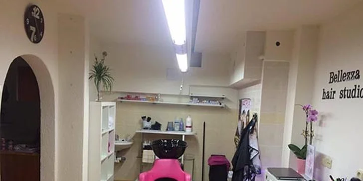 Moderní střih a melír v Bellezza Hair Studio pro všechny délky vlasů