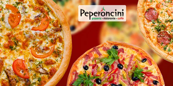 Dvě výtečné pizzy dle vlastního výběru