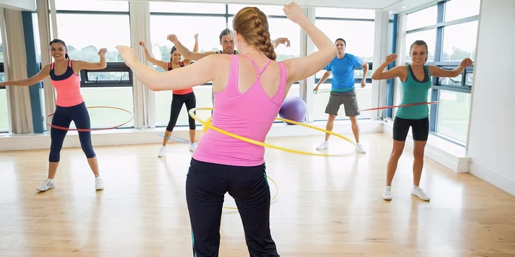 60minutová lekce Hoopingu – tanec s obručí ve studiu Bodymove