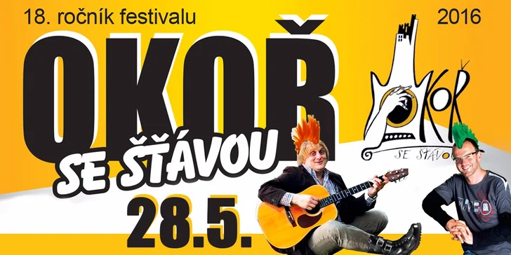 Festival Okoř se šťávou: Wohnout, UDG, Voxel, ATMO, Slza a další skvělá muzika