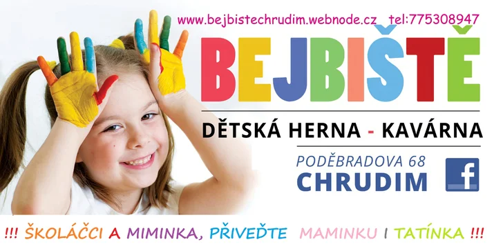 Vstup do dětské herny a kavárny + dospělý doprovod zdarma