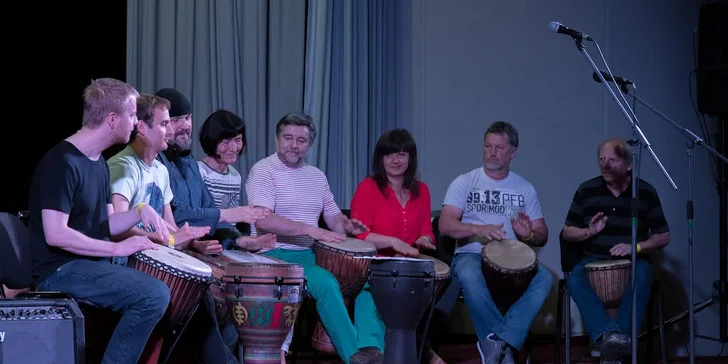 Víkendový kurz kreativního bubnování na africké bubny djembe