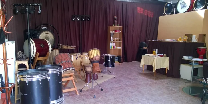 Víkendový kurz kreativního bubnování na africké bubny djembe