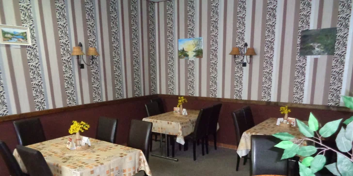 Svíčková s karlovarským knedlíkem a brusinkami pro 1 nebo 2 jedlíky