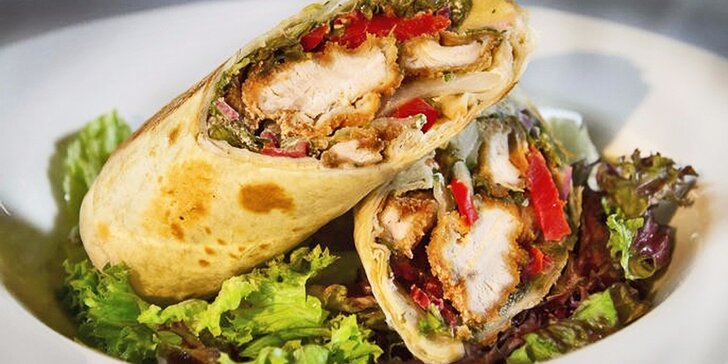 Burritos, wrapy a libovolné předkrmy pro 1 či 2 v mexické restauraci Buffalo