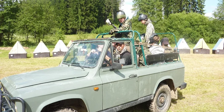 10denní paintballový letní tábor pro dobrodruhy od 11 let