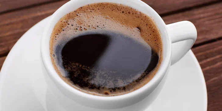 Espresso z výběrové brazilské kávy v centru Prostějova