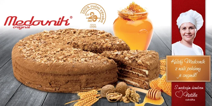Proslulý dort Medovník original: Pochutnejte si na 1600 gramech božské dobroty