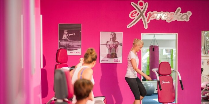 Neomezené týdenní cvičení v dámských fitness centrech Expreska po celé ČR