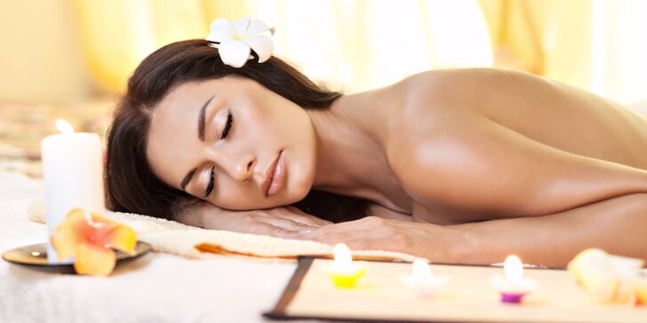 Vanilková relaxační masáž zad a šíje