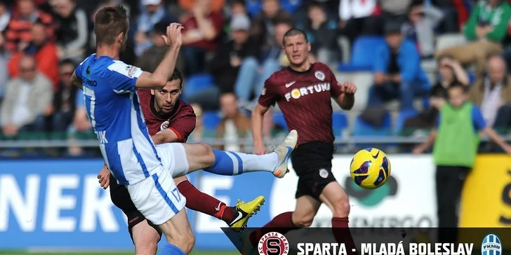 Sparta versus Mladá Boleslav - vstupenky pro rodiče s dětmi na podporu projektu Hledáme rodiče