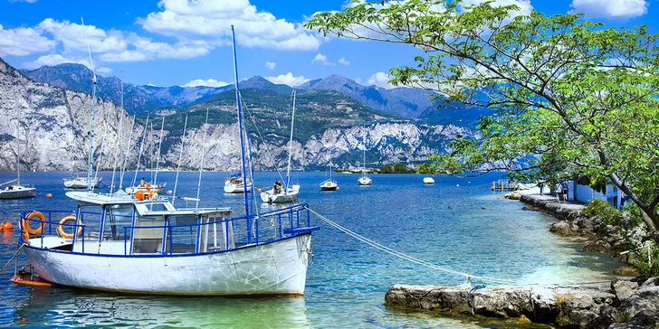 Léto plné zážitků u jezera Lago di Garda včetně polopenze na 6 či 8 dní
