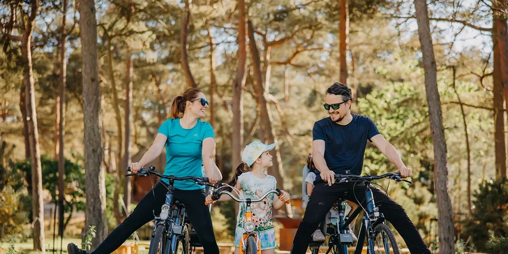 Môžete si tu požičať bicykle a vyraziť do okolia.